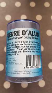 NATURICINALE - Pierre d'alun - Déodorant corporel origine naturelle