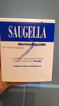 SAUGELLA - Lingettes nettoyantes à base d'extrait naturel de sauge - Hygiène intime quotidienne