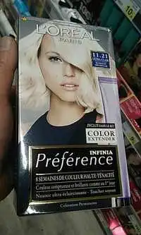 L'ORÉAL - Préférence - Coloration permanente blond glacé