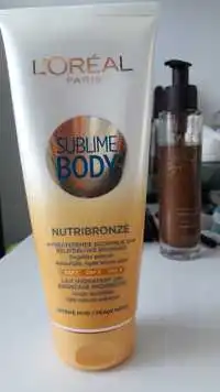 L'ORÉAL - Nutribronze Sublime body - Lait hydratant 24H