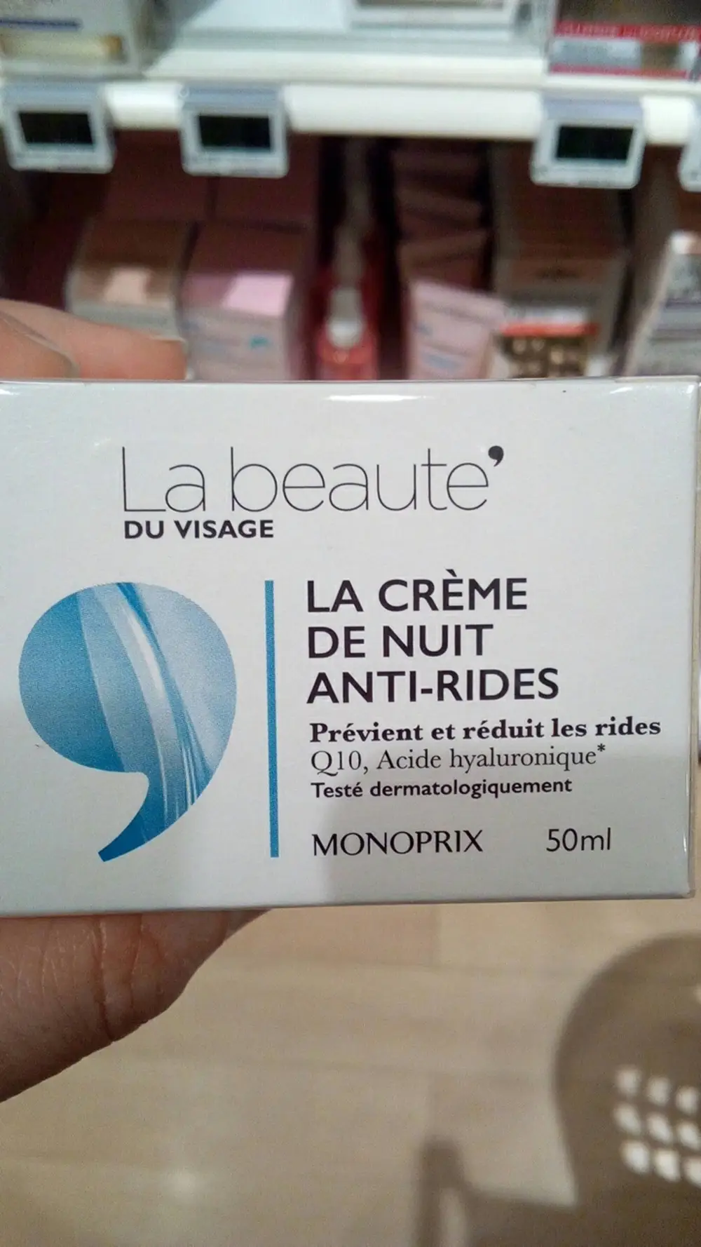 MONOPRIX - La beauté du visage - La crème de nuit anti-rides