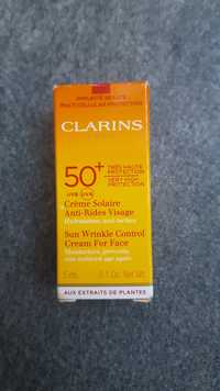 CLARINS - Crème solaire Anti rides visage 50+