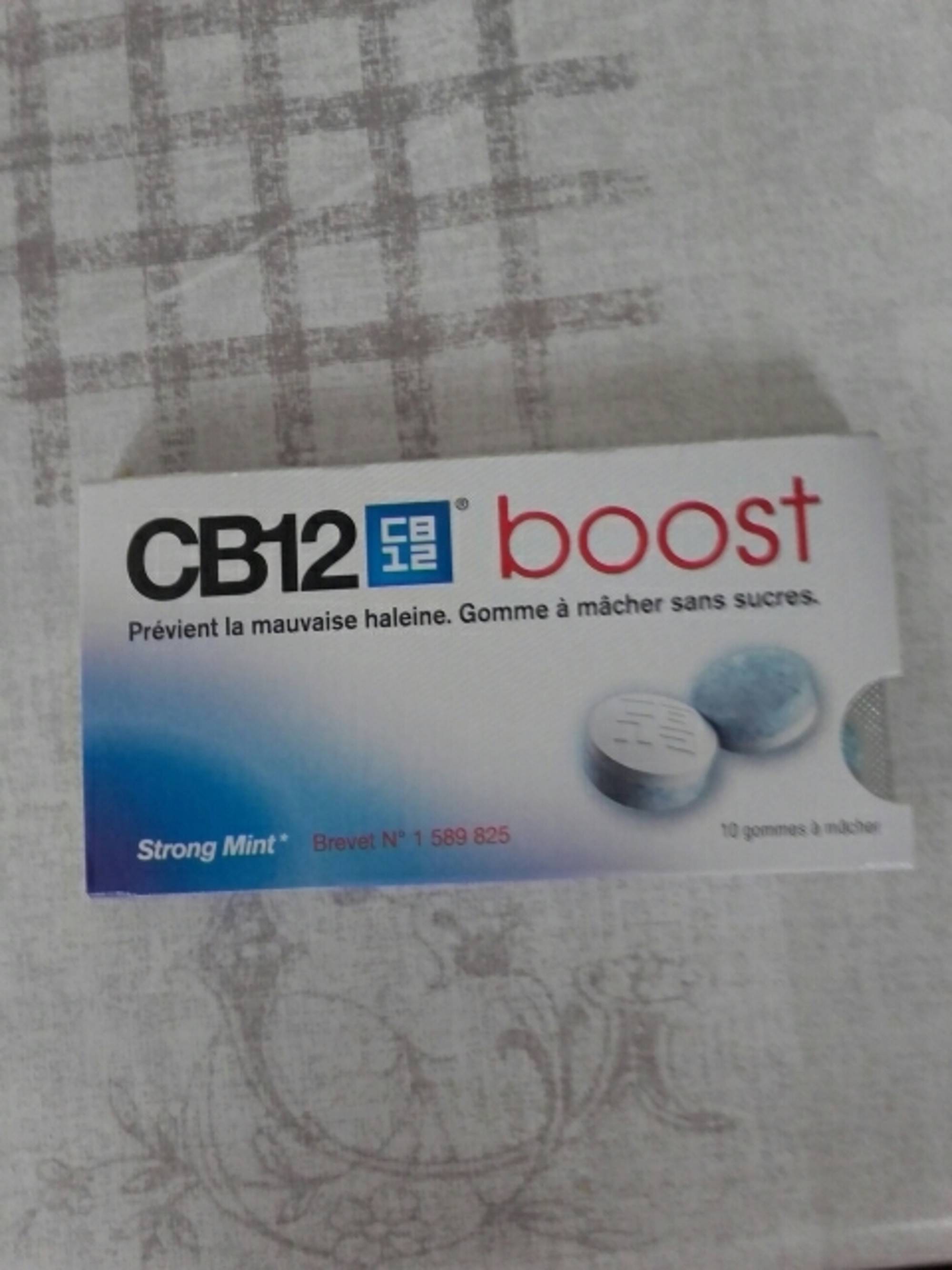 CB12 - Boost - Gomme à mâcher pour la mauvaise haleine