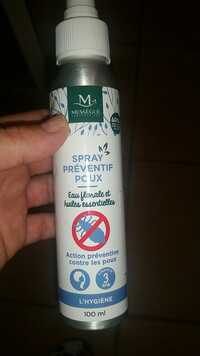 MESSÉGUÉ - Spray préventif poux