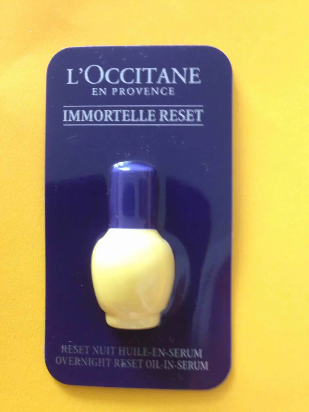 L'OCCITANE - Immortelle reset - Reset nuit huile-en-serum