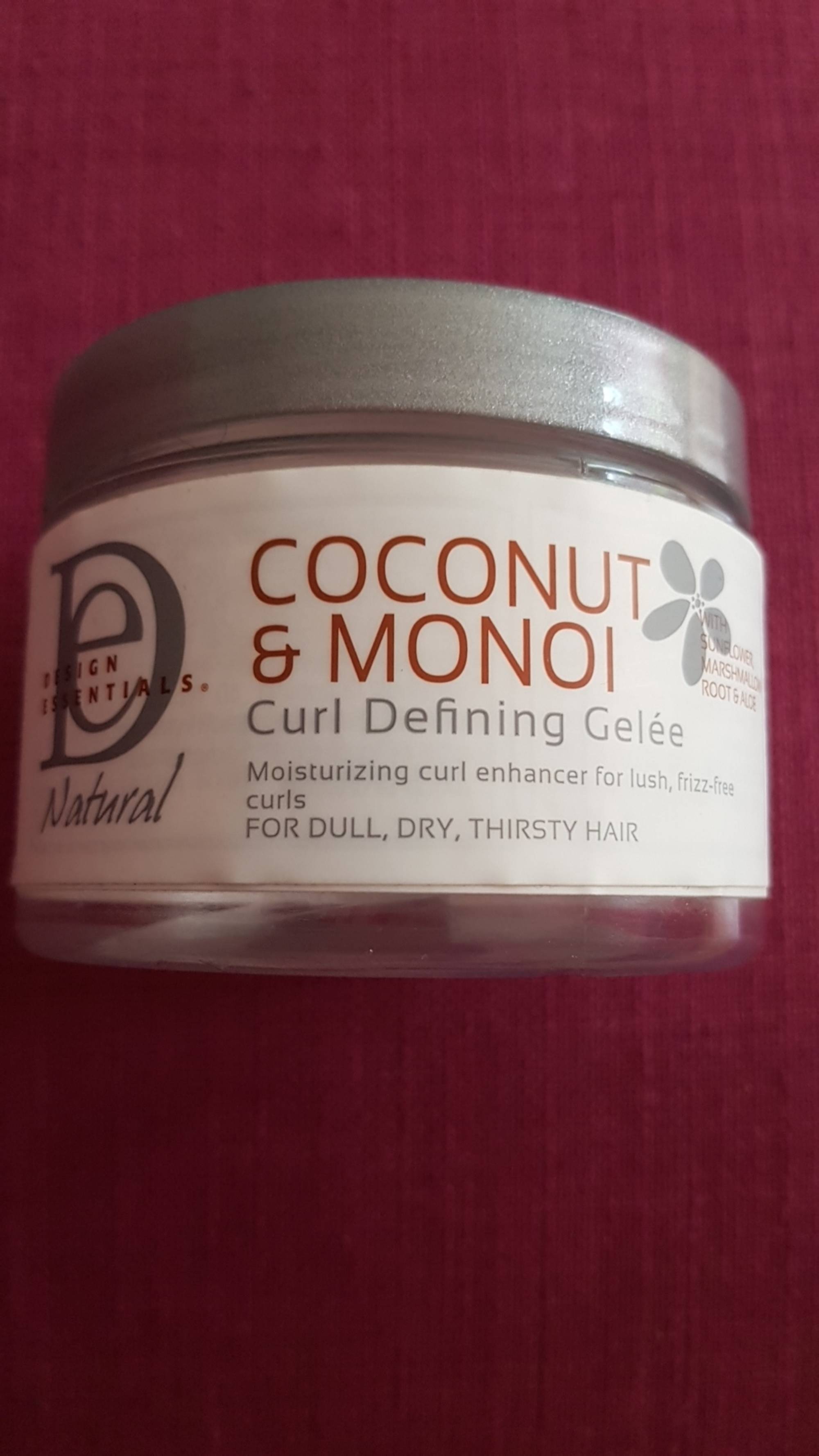 DESIGN ESSENTIALS - Coconut & Monoi - Curl defining gelée