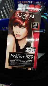 L'ORÉAL PARIS - Préférence infinia - Color extender 4.66 pure ruby rouge profond intense