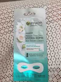 GARNIER - Skin active - Masque tissu yeux hydra bomb anti-ridules