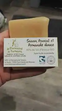 LE DOMAINE DE TAMARA - Avocat et amande douce - Savon 40% de lait d'ânesse bio