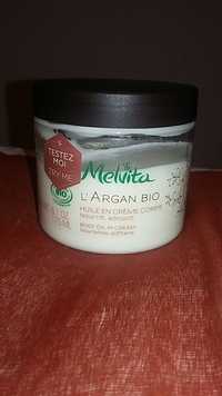 MELVITA - L'argan bio - Huile en crème corps