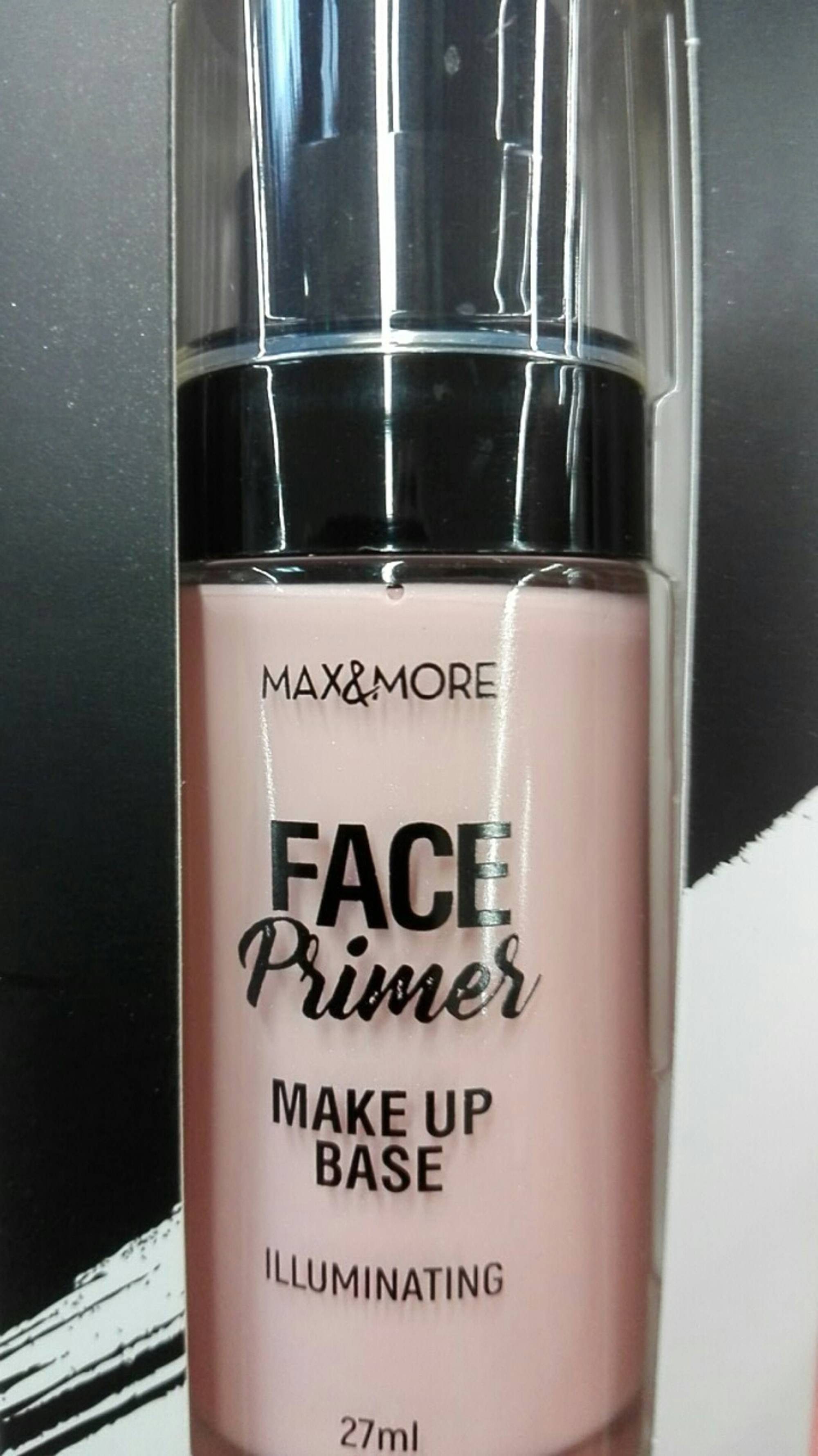 MAX & MORE - Face primer - Make up base illuminating