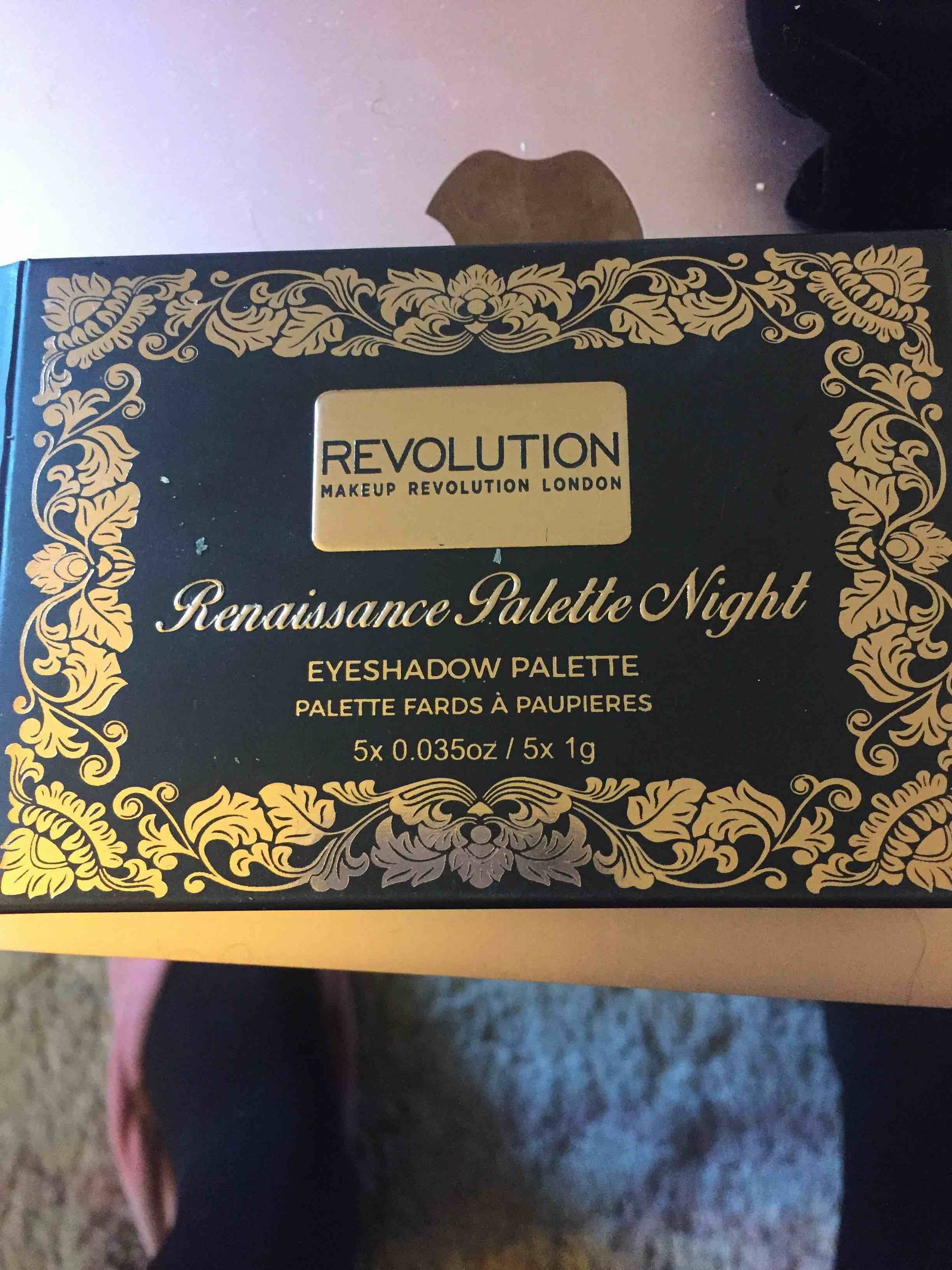 MAKEUP REVOLUTION - Renaissance Palette Night - Palette fards à paupières