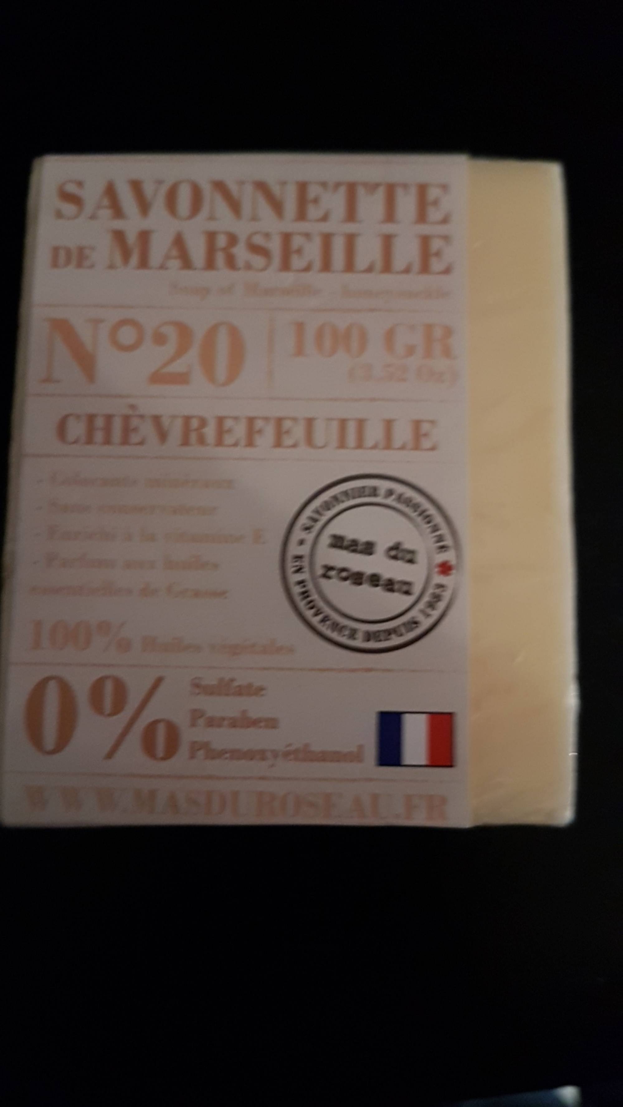 LE MAS DU ROSEAU - Chèvrefeuille - Savonnette de Marseille