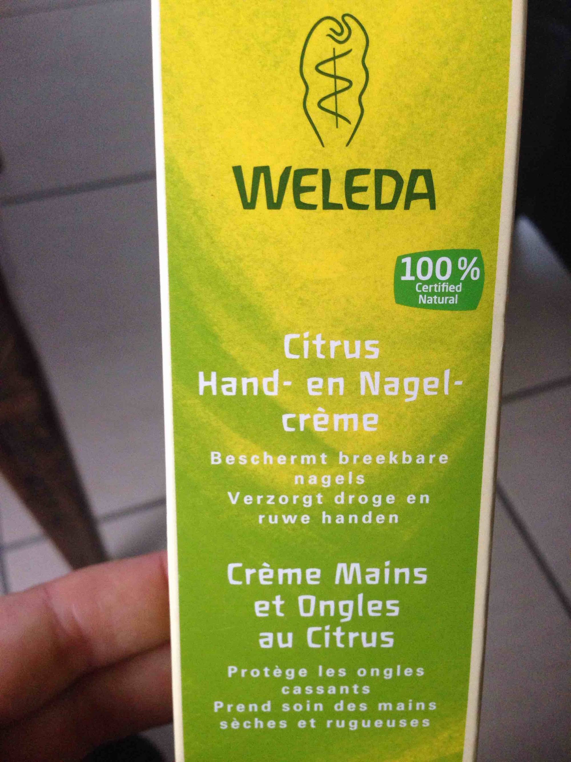 WELEDA - Crème mains et ongles au citrus