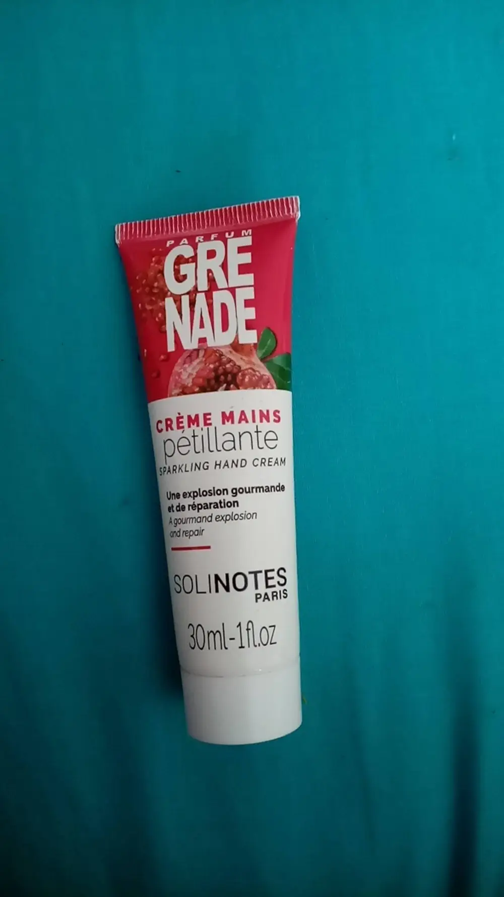 SOLINOTES PARIS - Crème mains pétillante parfum grenade