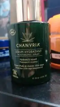 CHANVRIA - Sérum hydratant à base d'huile de chanvre 100% vierge