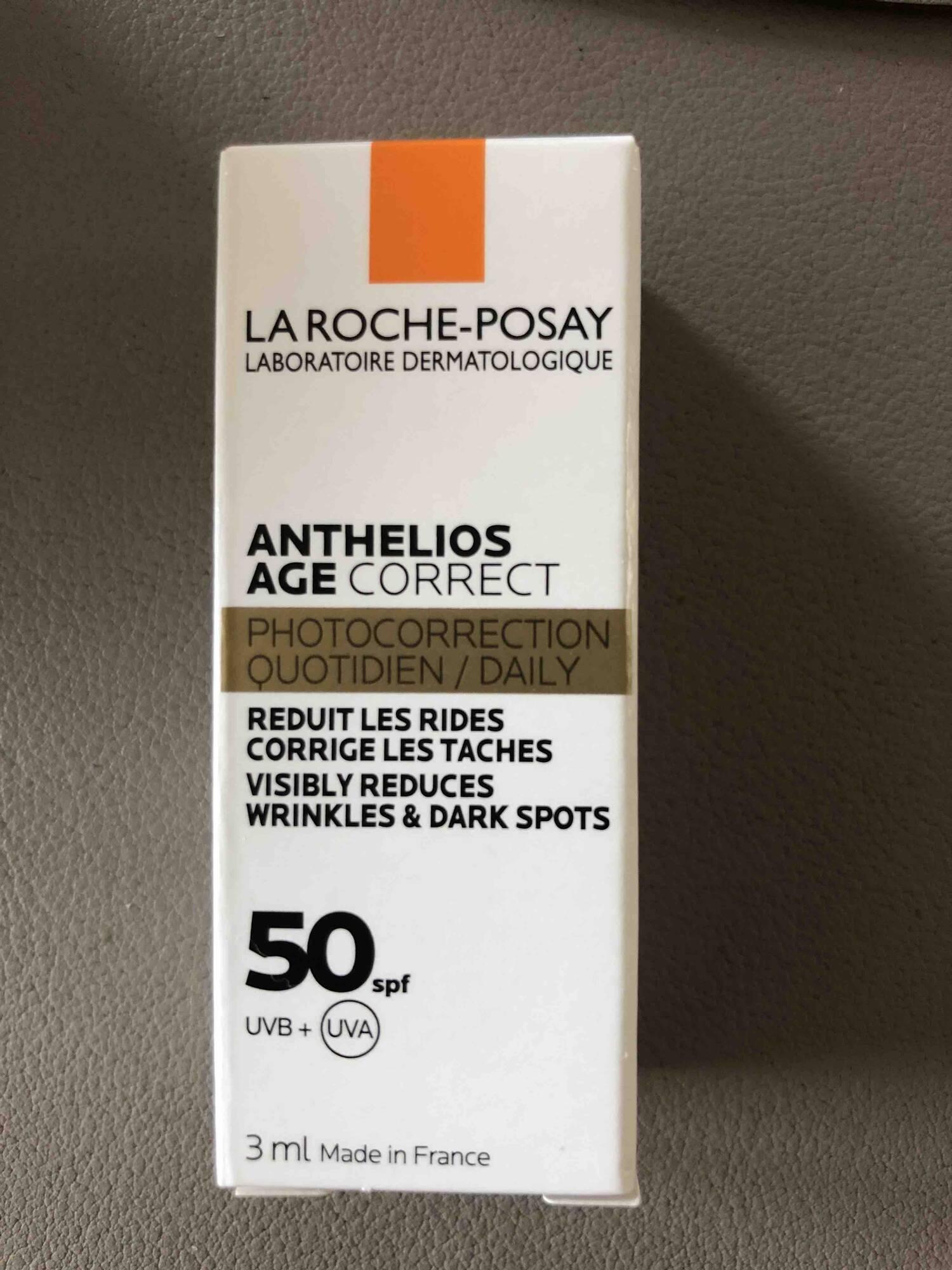 LA ROCHE-POSAY - Anthelios age correct - Reduit des rides corrige les taches 50SPF