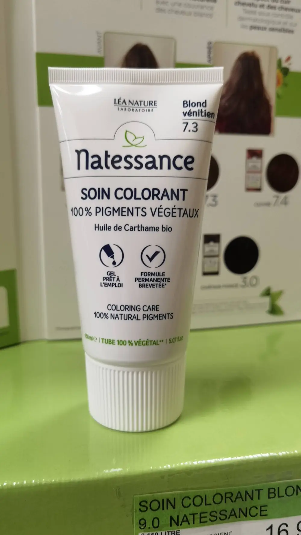 NATESSANCE - Soin colorant blond vénitien 7.3