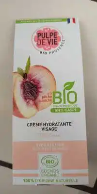 PULPE DE VIE - Crème hydratante visage à la pêche blanche