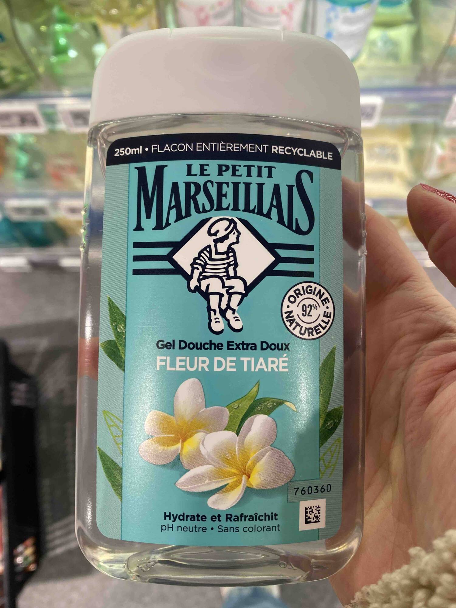 LE PETIT MARSEILLAIS - Gel douche à l'extrait de fleur de tiaré