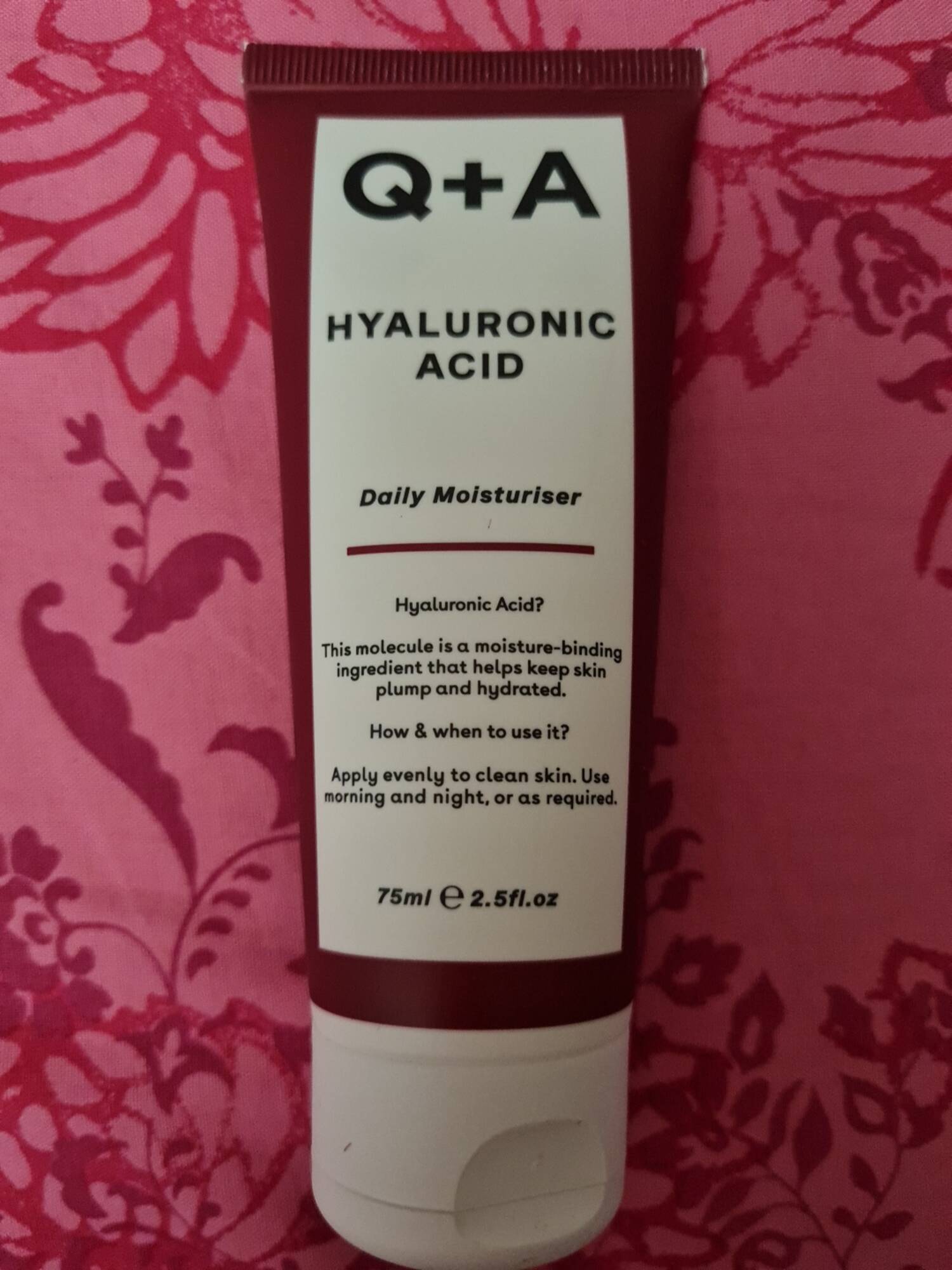 Q+A - Hyaluronic Acid -  Daily Moisturiser 