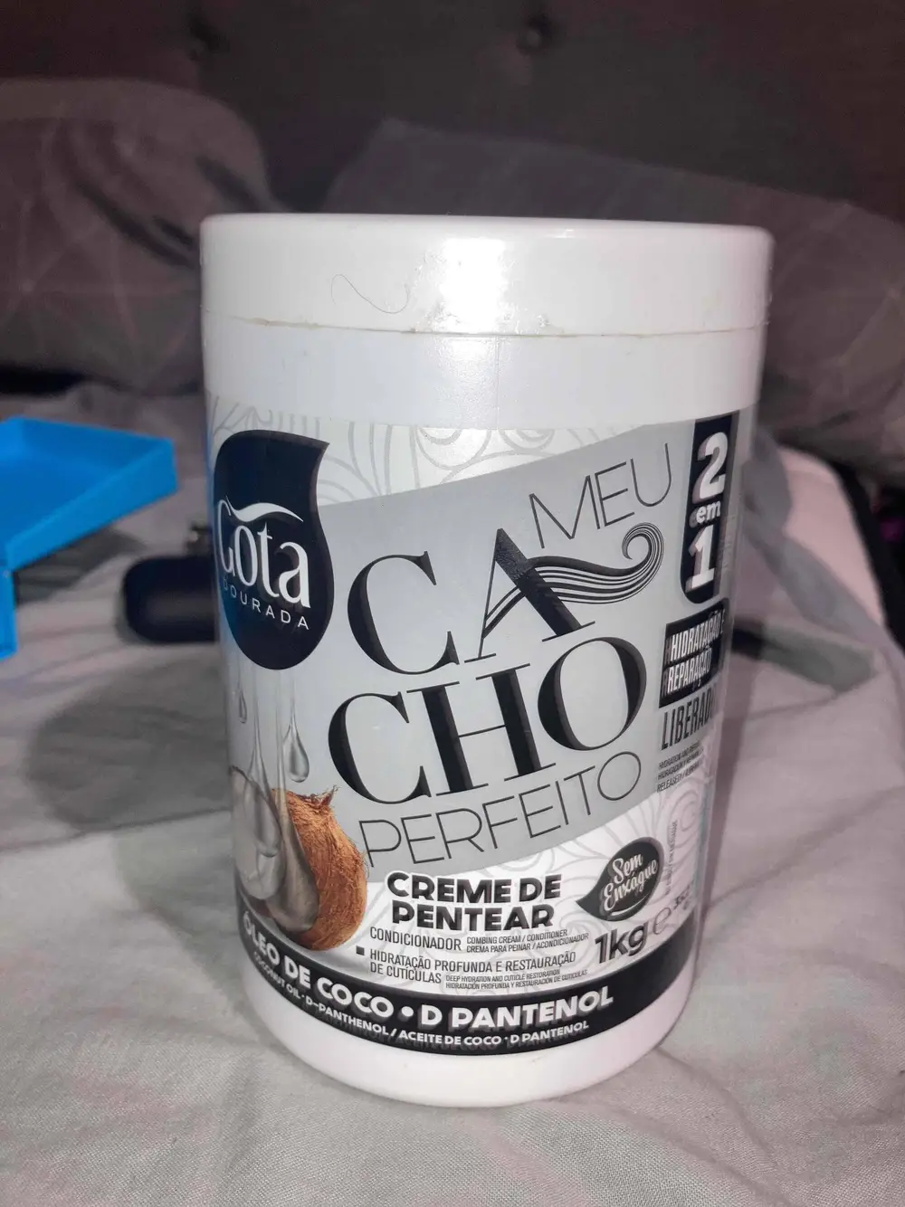 GOTA DOURADA - Cacho perfeito - Creme de pentear 2em1