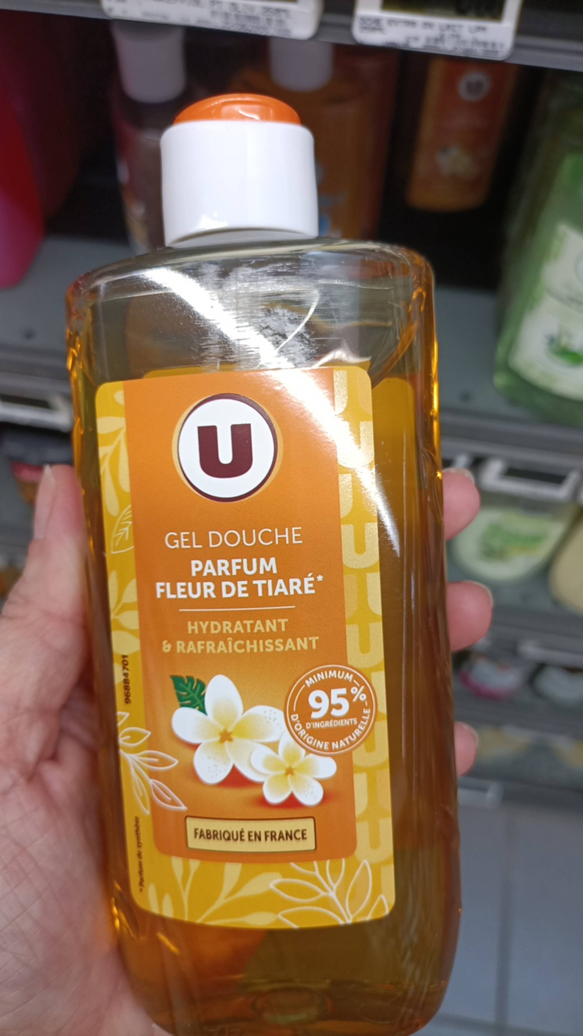 BY U - Gel douche parfum fleur de Tiaré 