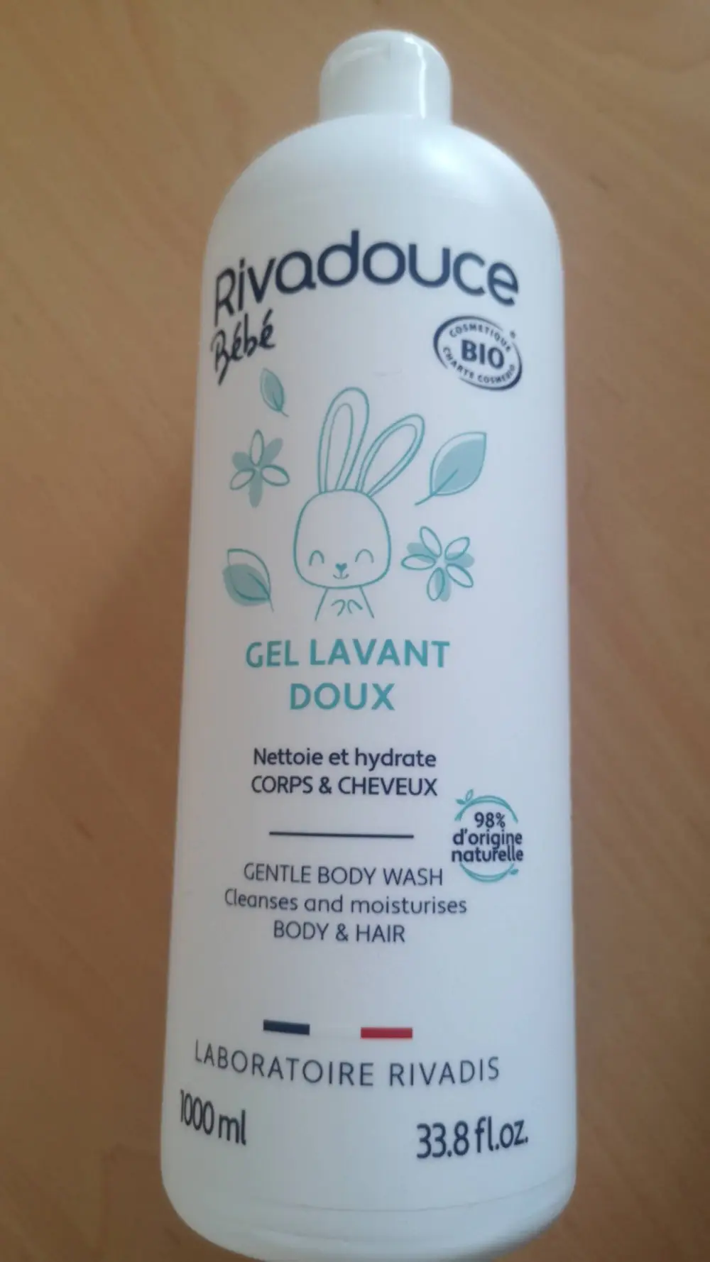 RIVADOUCE - Gel lavant doux bébé