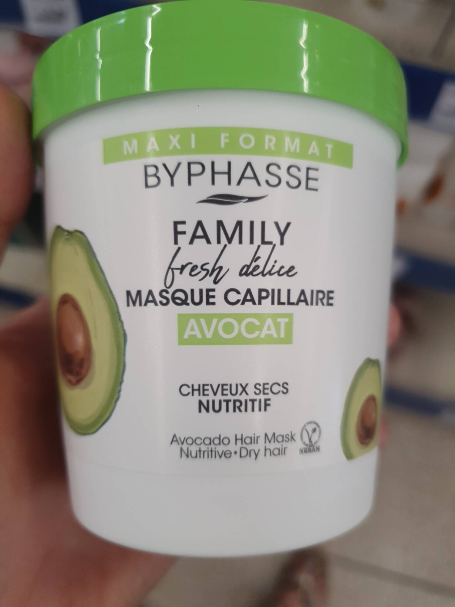 BYPHASSE - Masque capillaire avocat