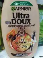 GARNIER - Ultra doux - Shampooing démêlant 2 en 1