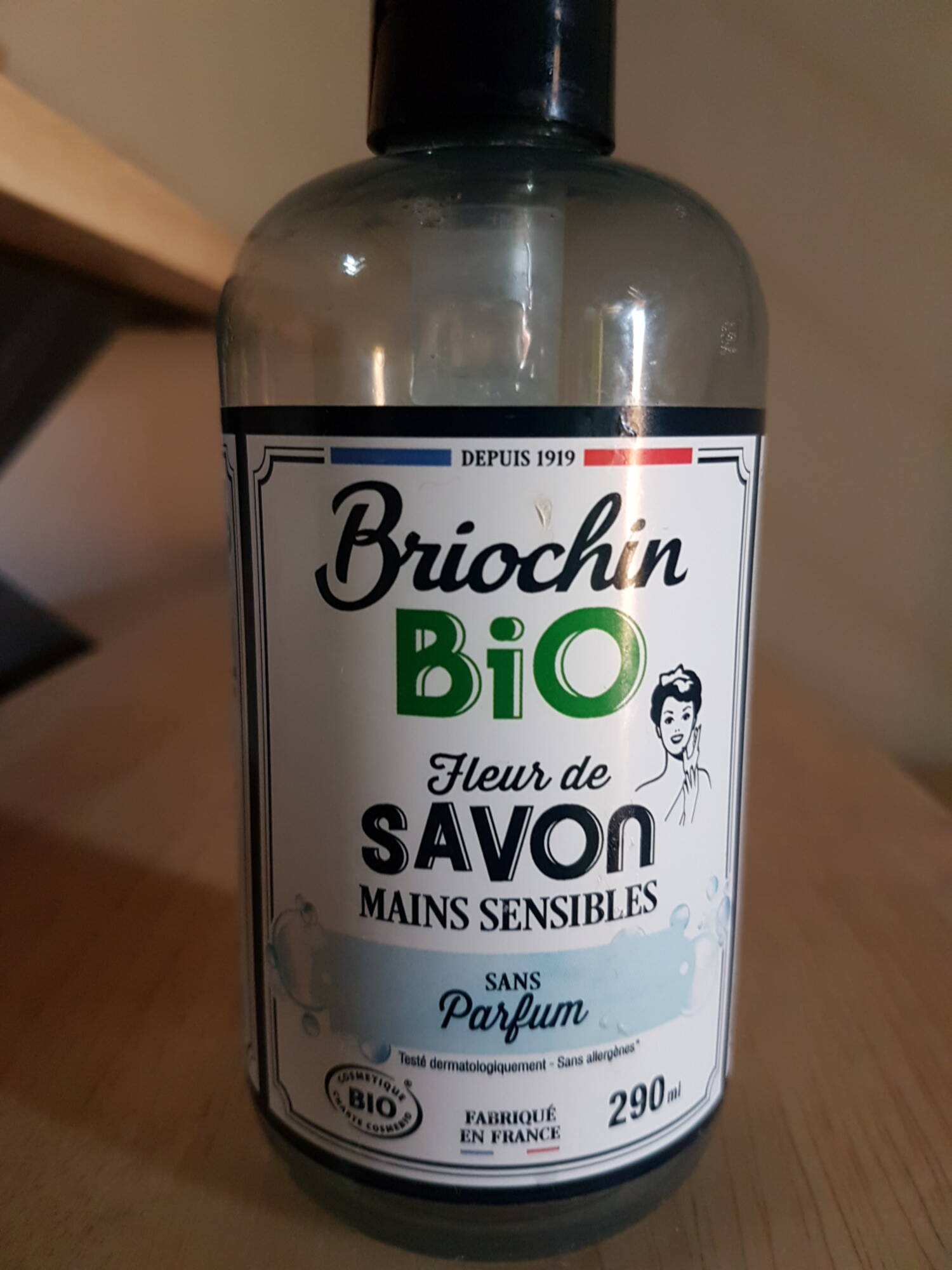 BRIOCHIN BIO - Savon liquide mains sensibles sans parfum