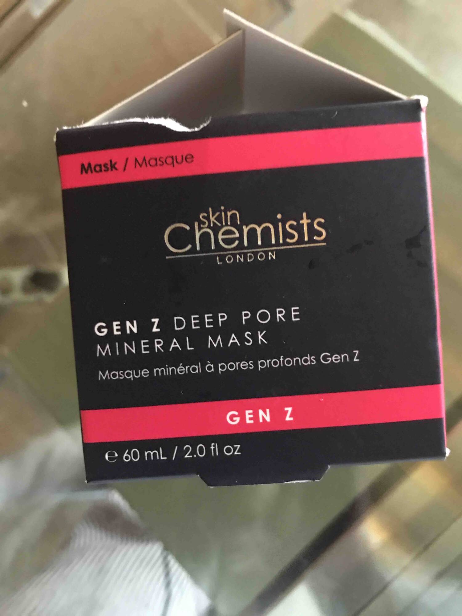 SKIN CHEMIST LONDON - Gen Z - Masque minéral à pores profonds