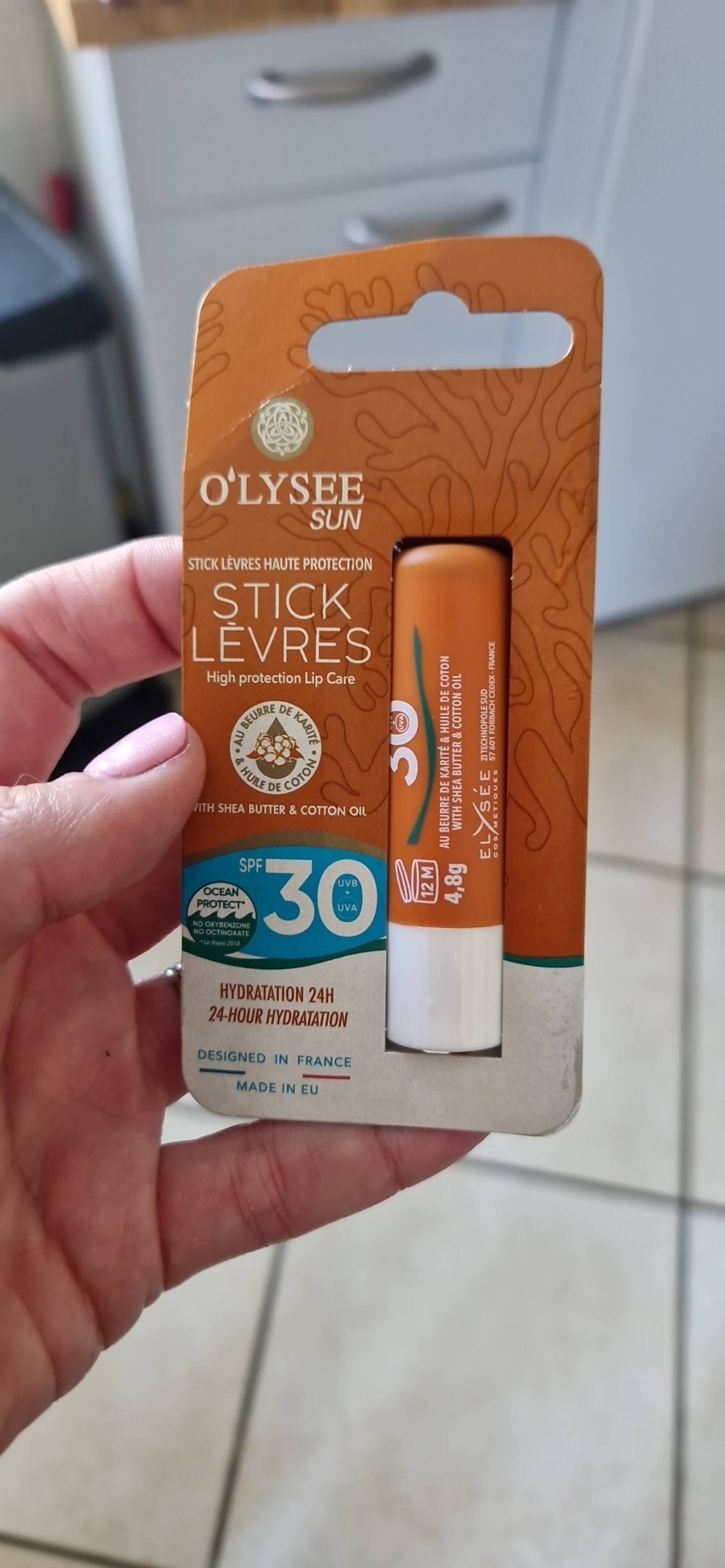 O'LYSÉE - Sun - Stick lèves SPF 30