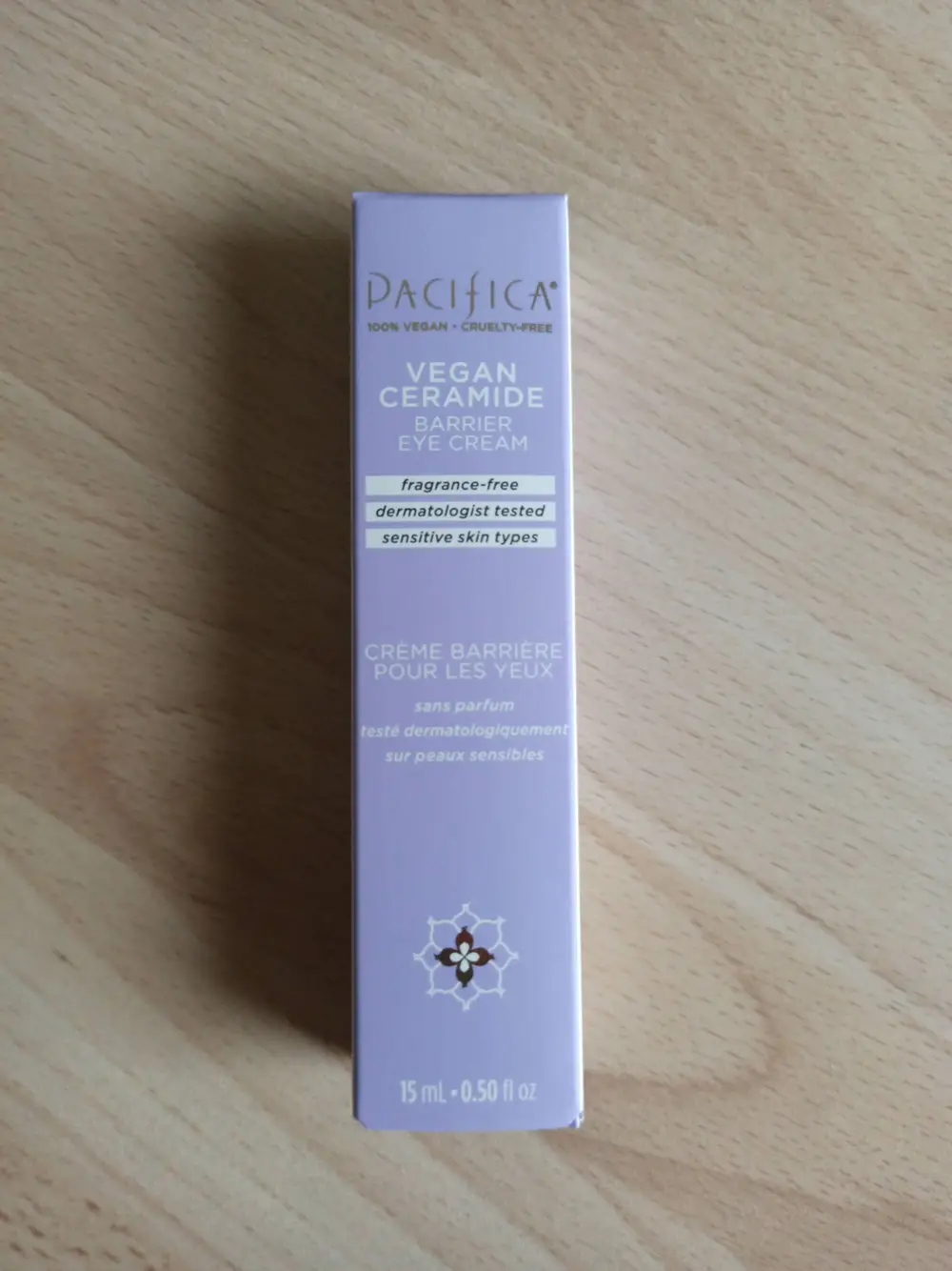 PACIFICA - Vegan ceramide barrier eye cream-  crème barrière pour les yeux