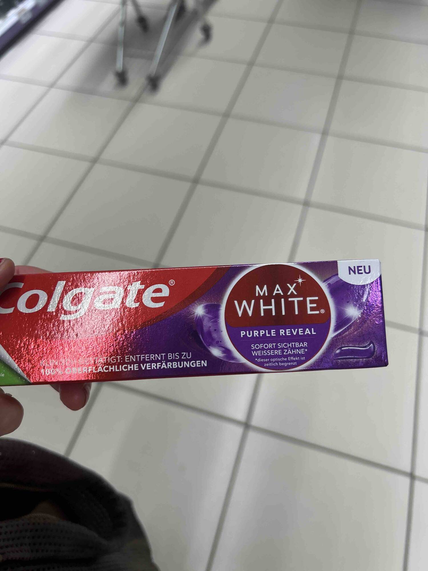 COLGATE - Max white Purple reveal - Dentifrice