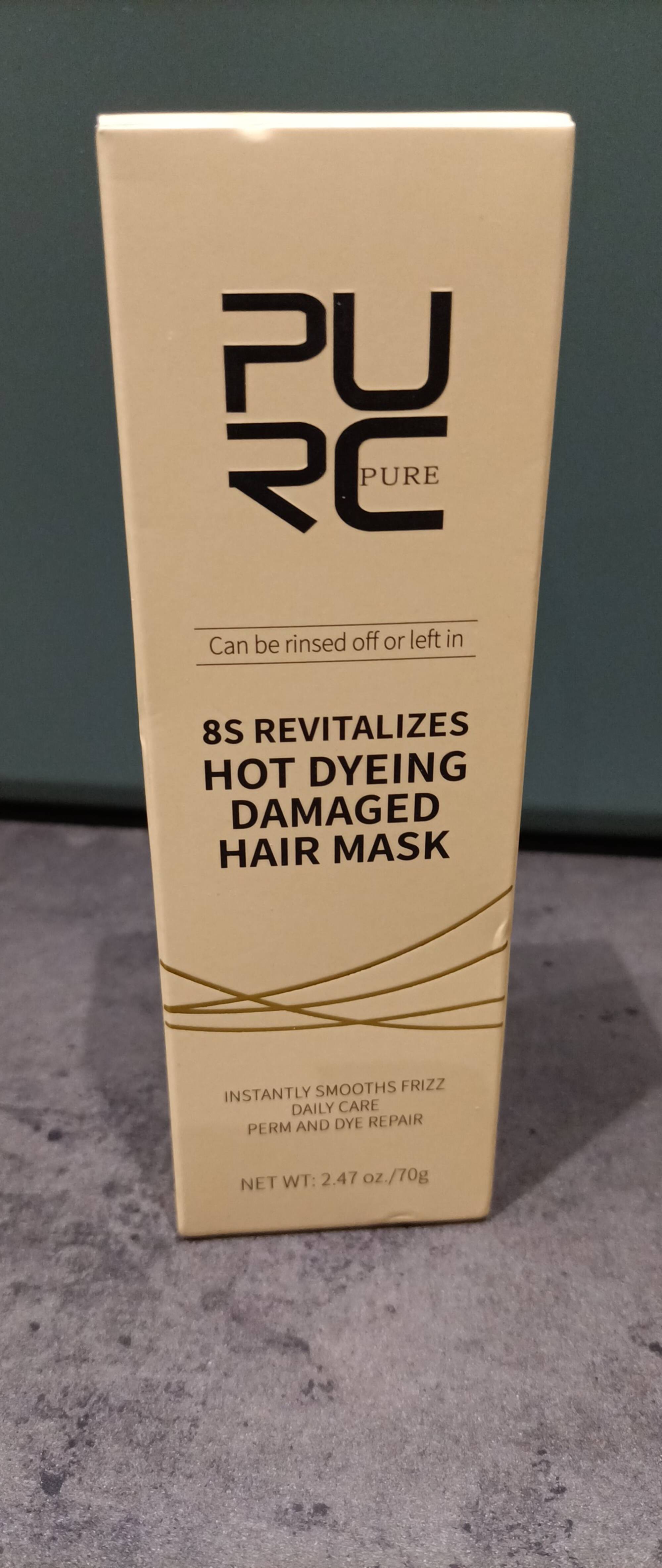PURE - Hot dyeing damaged hair mask