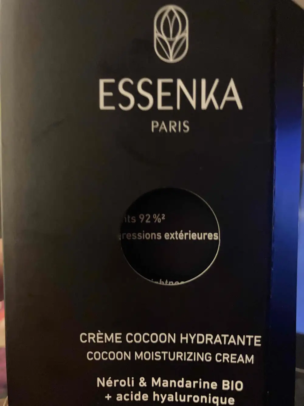 ESSENKA - Crème cocoon hydratante 