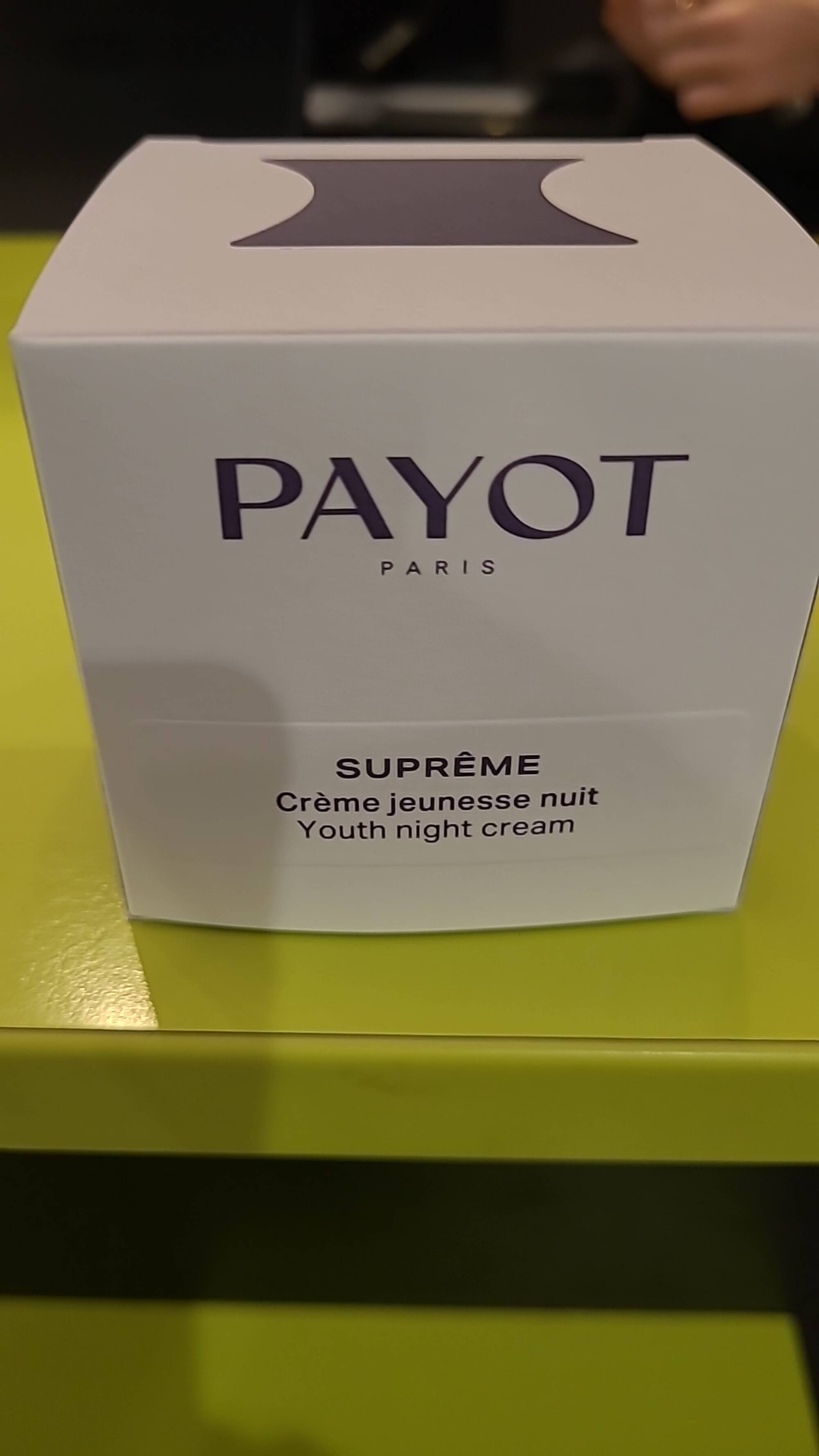 PAYOT - Suprême - Crème jeunesse nuit