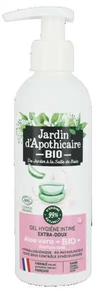 JARDIN D'APOTHICAIRE BIO - GEL HYGIENE INTIME BIO EXTRA DOUX ALOE VERA PARFUM ROSE - 200ML