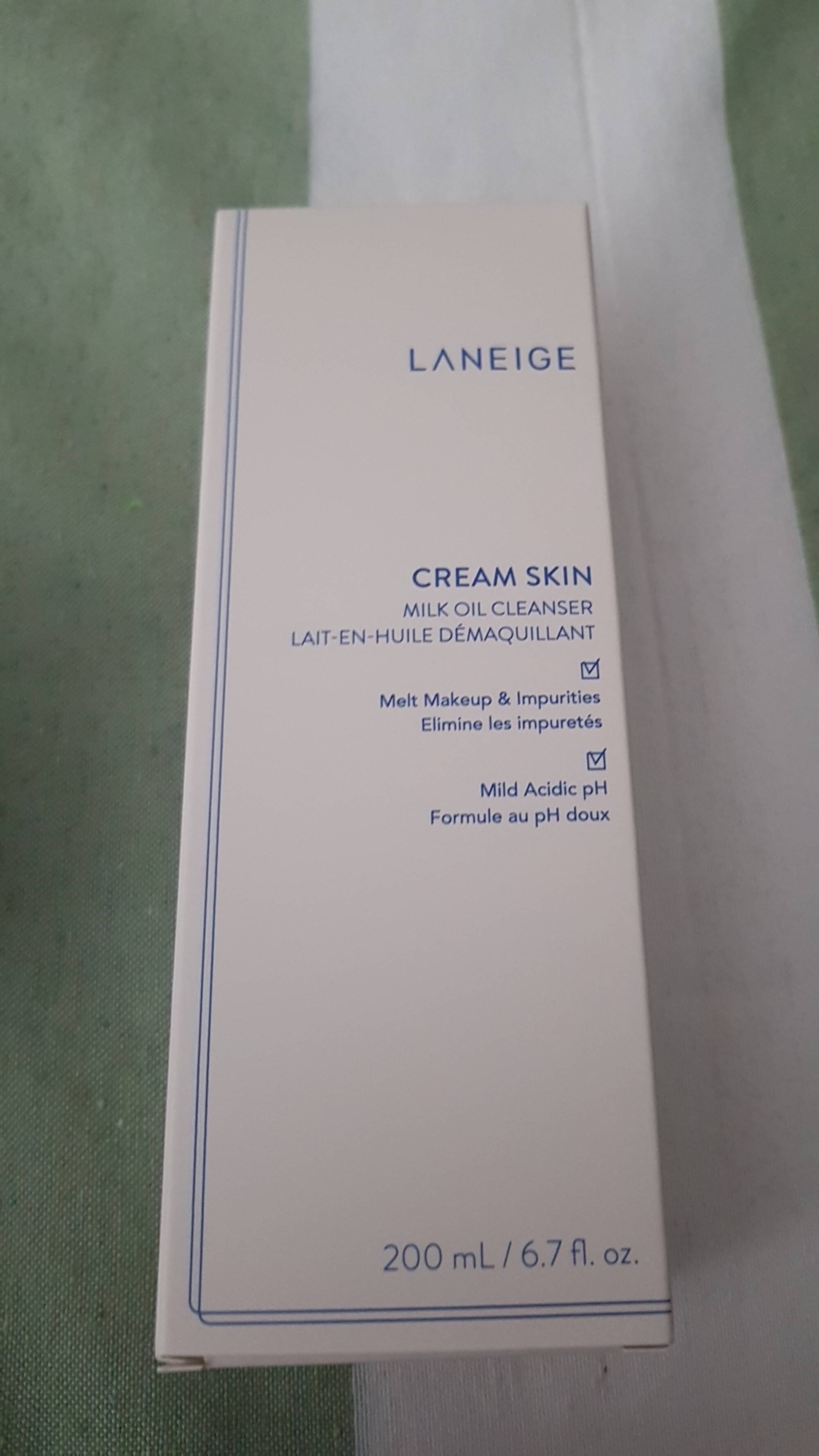 LANEIGE - Lait-en-huile démaquillant