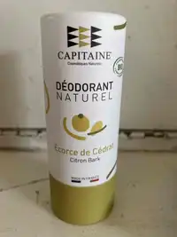 Ô CAPITAINE - Deodorant naturel écorse de cédrat
