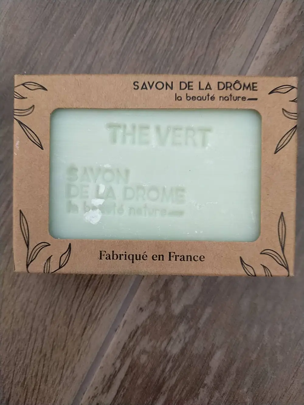 LA SAVONNERIE DE LA DRÔME - Savon olive parfum thé vert 