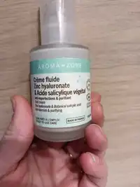 AROMA-ZONE - Crème fluide zinc hyaluronate & acide salicylique végétale 