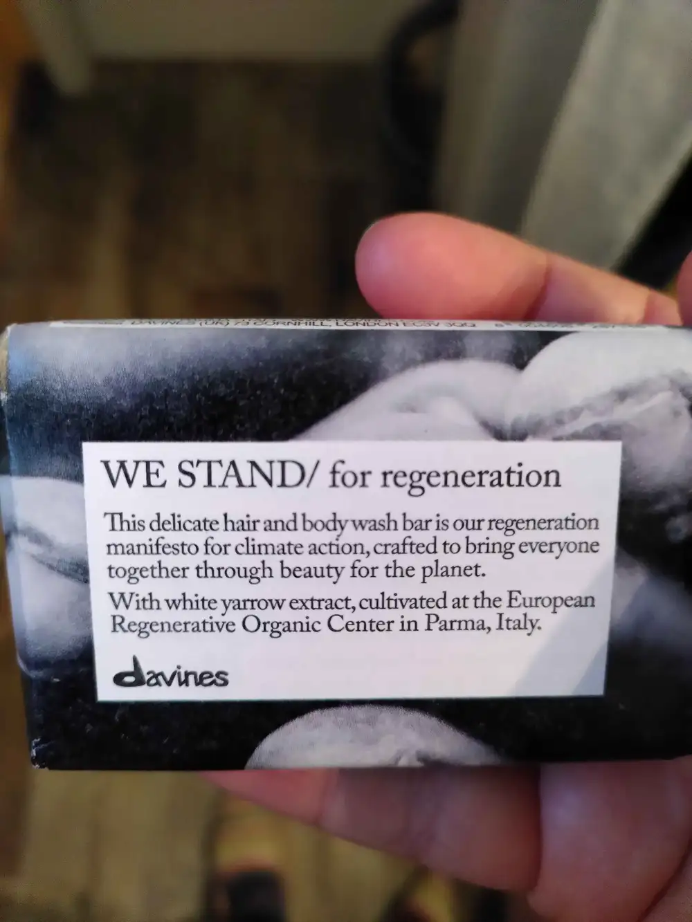 DAVINES - We stand for regeneration - Hair and body wash bar