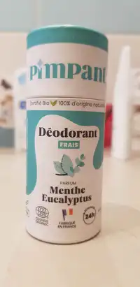 PIMPANT - Menthe eucalyptus 24h - Déodorant frais