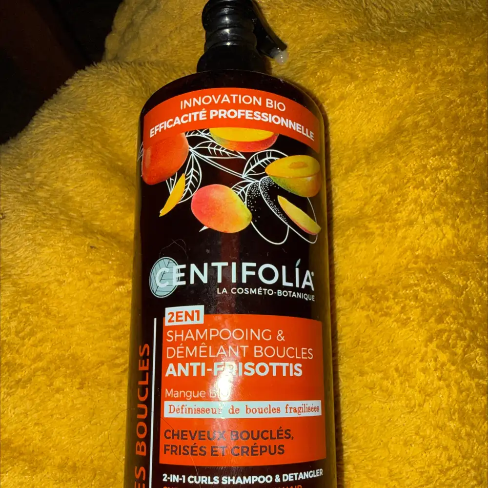 CENTIFOLIA - 2en1 Shampooing & démêlant boucles anti-frisottis