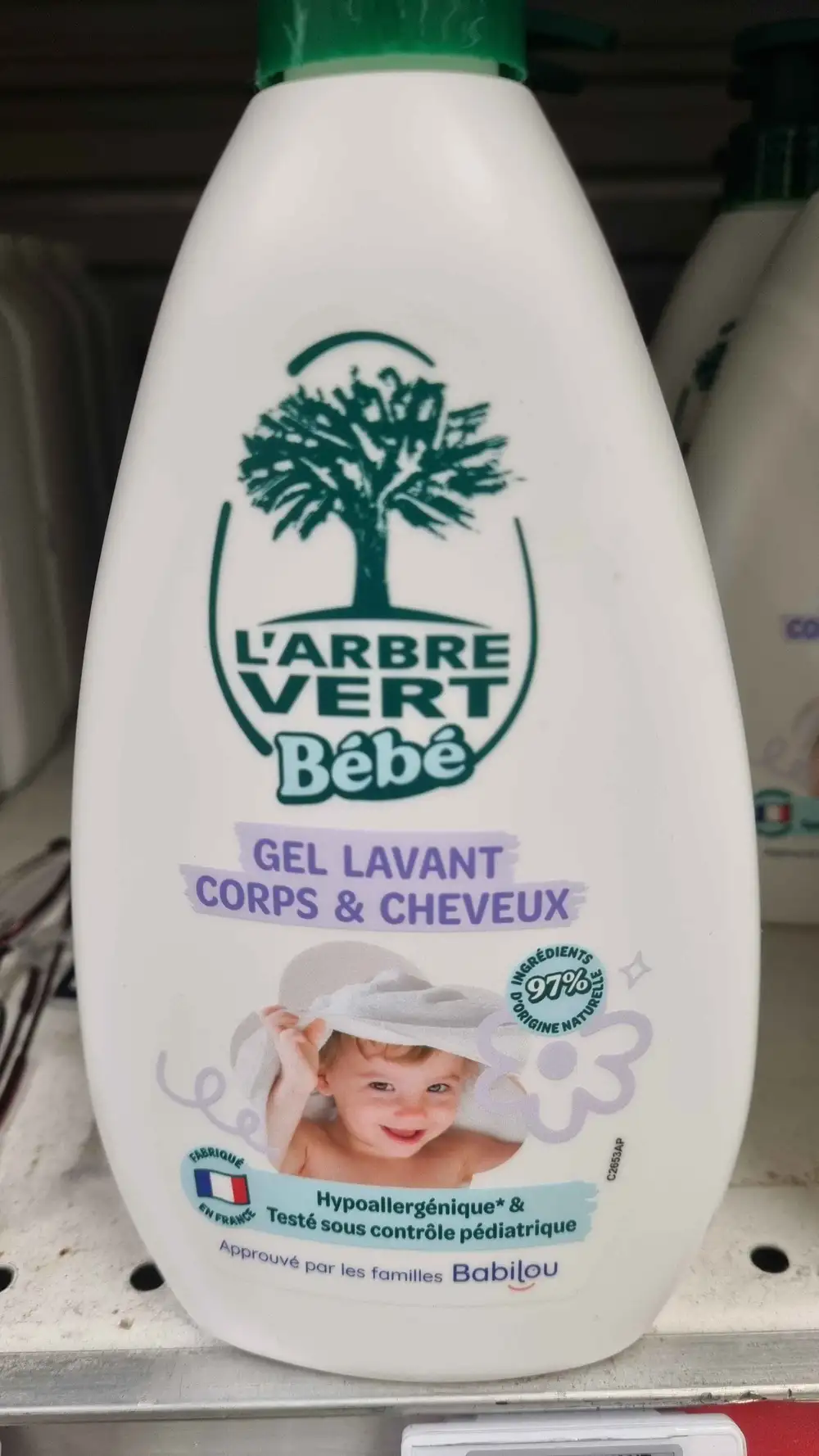 L'ARBRE VERT - Bébé - Gel lavant corps & cheveux