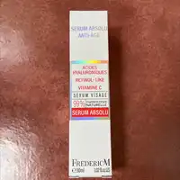 FREDERIC M - Sérum absolu anti-âge