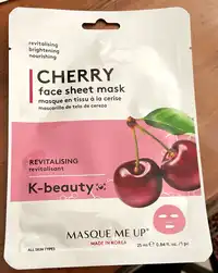 K-BEAUTY - Cherry face sheet mask