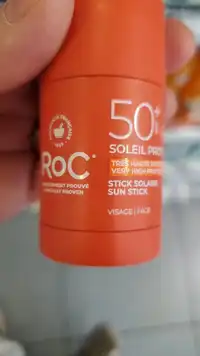 ROC - Soleil protect - Stick solaire visage SPF 50+